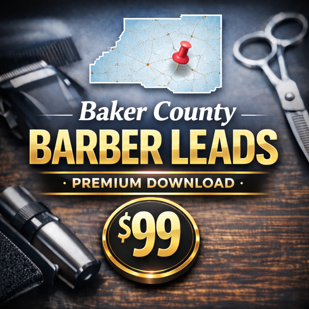 Florida Baker County barber license leads