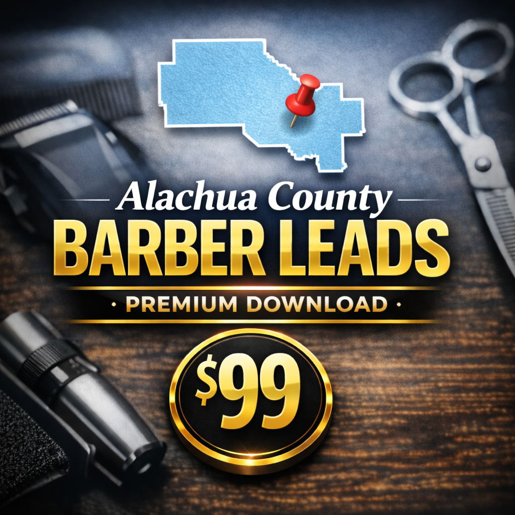 Fl Alachua County barber license leads