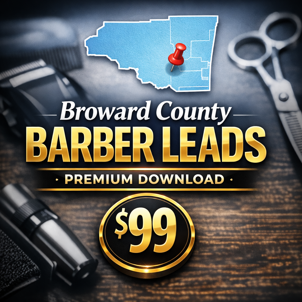 Florida Broward County barber license leads
