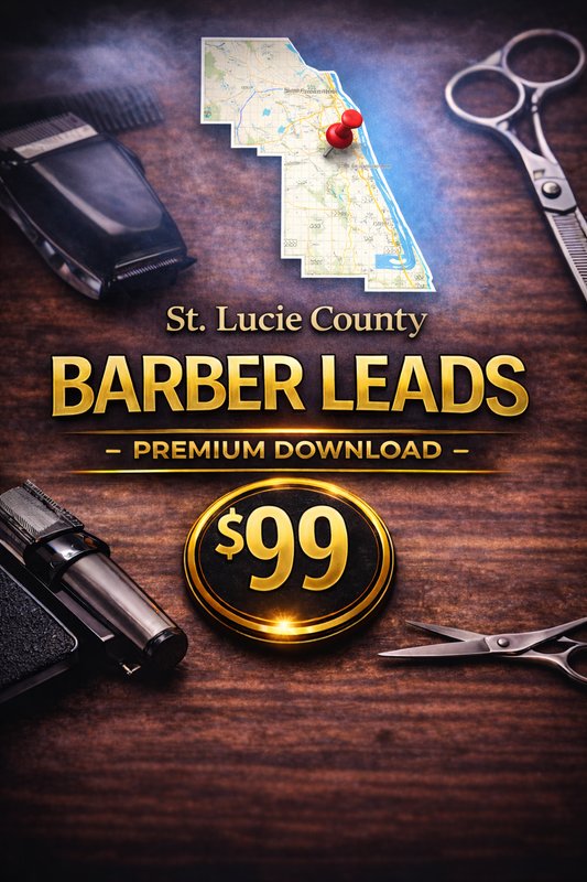 Florida St Lucie County barber license leads