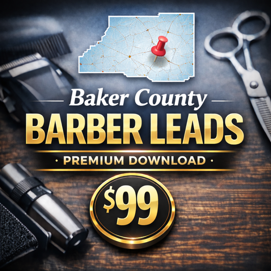 Florida Baker County barber license leads
