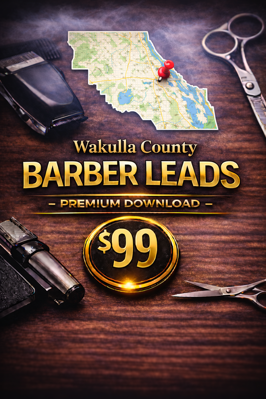 Florida Wakulla County barber license leads