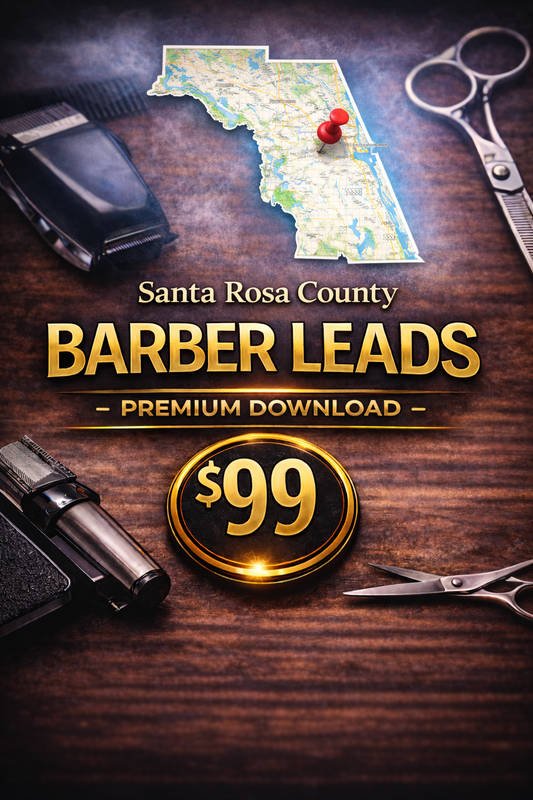 Florida Santa Rosa County barber license leads