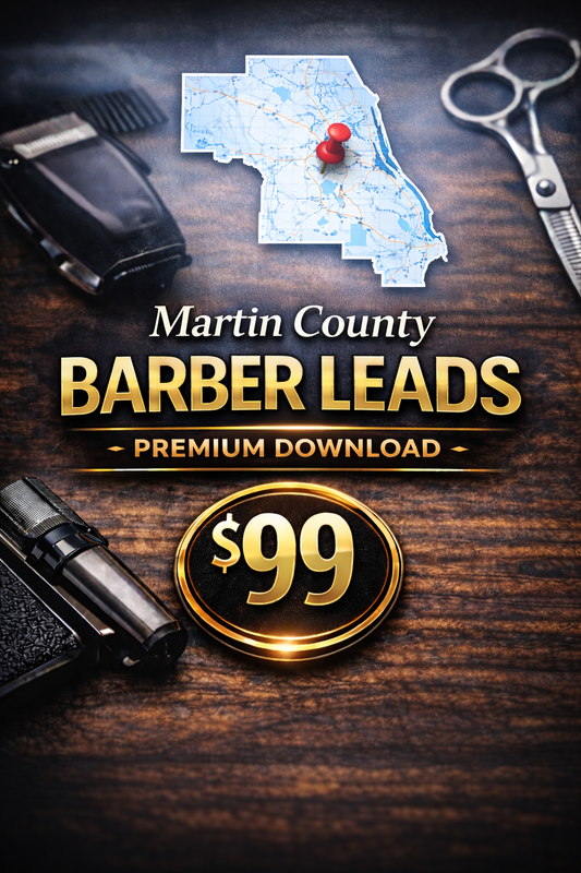 Florida Martin County barber license leads