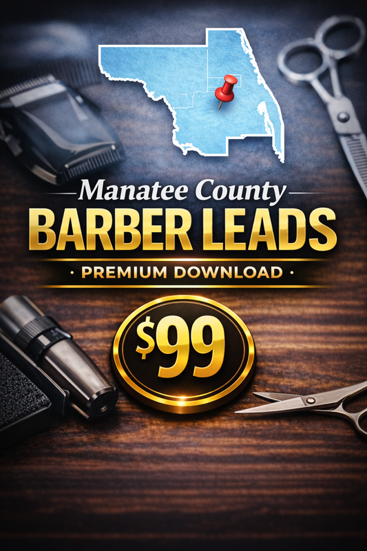 Florida Manatee County barber license leads