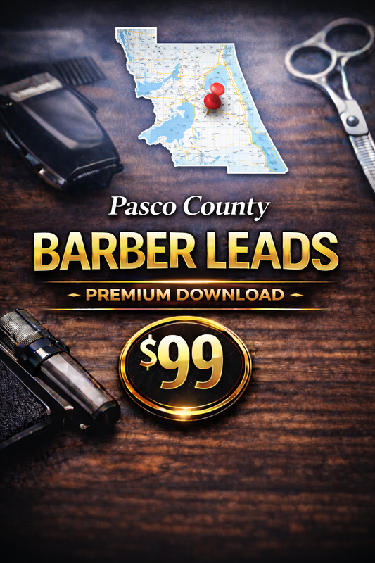 Florida Pasco County barber license leads